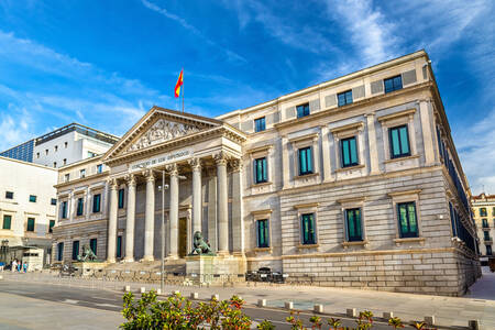 Palast der Cortes in Madrid