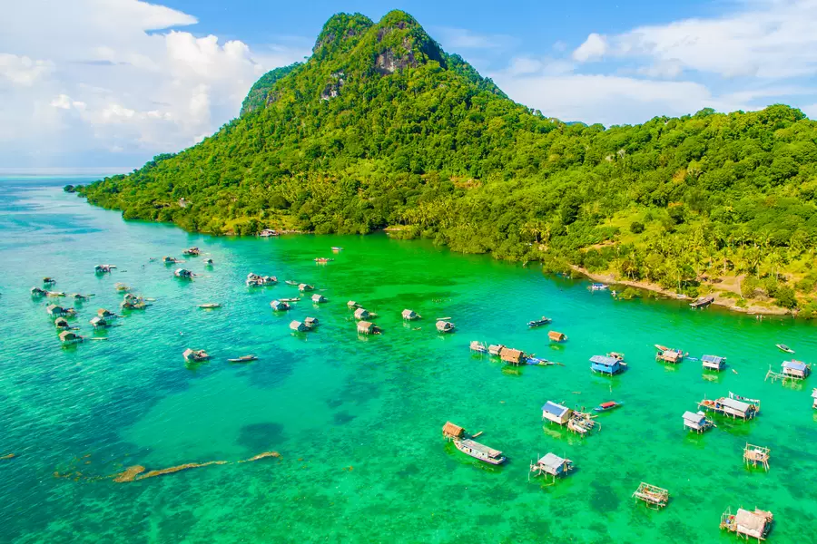 Pueblo de borneo