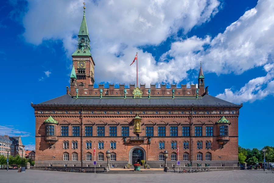 Bâtiment de l'hôtel de ville de Copenhague